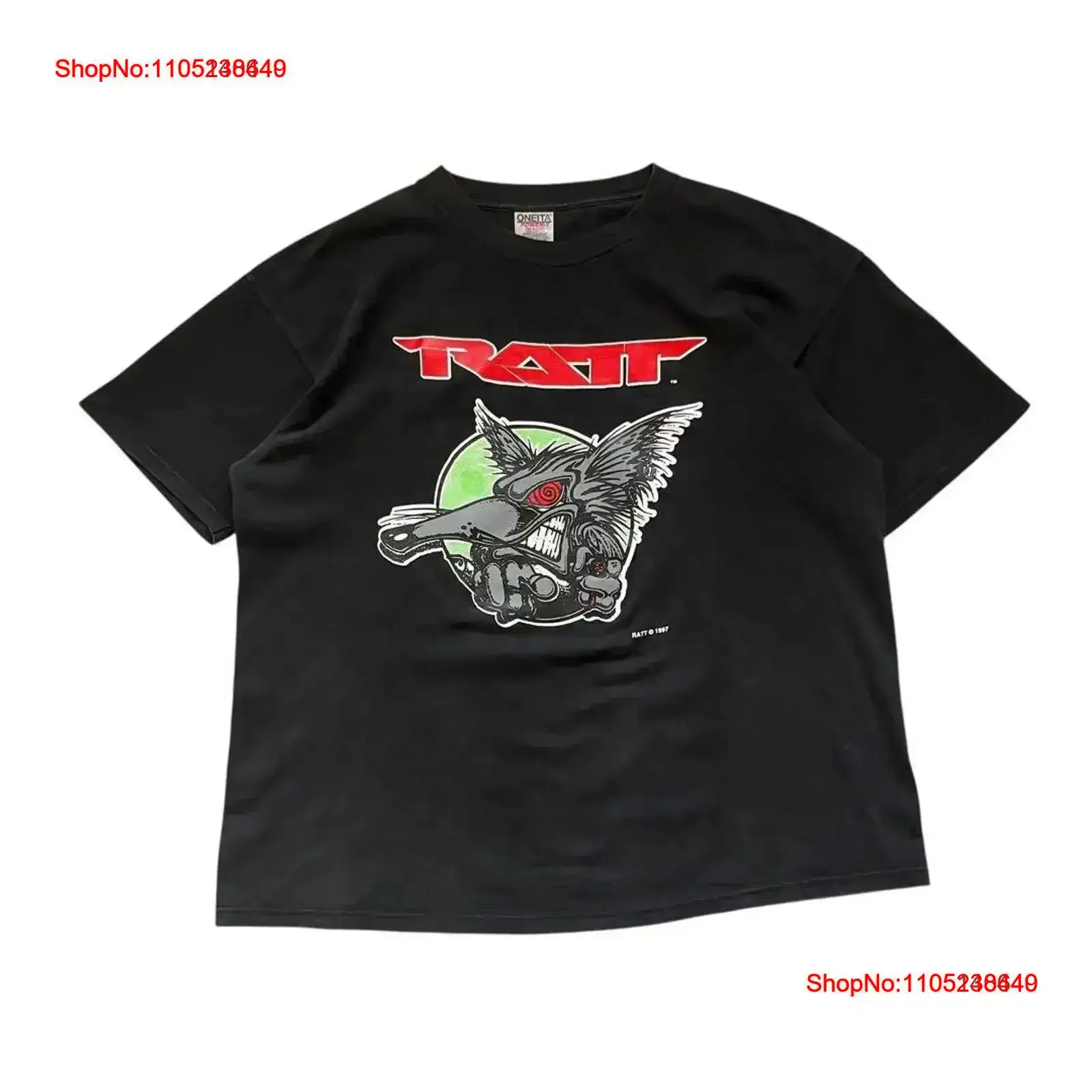 Mens Fashion In The 90S - 90S Ratt Band Tişört 1997 Çift