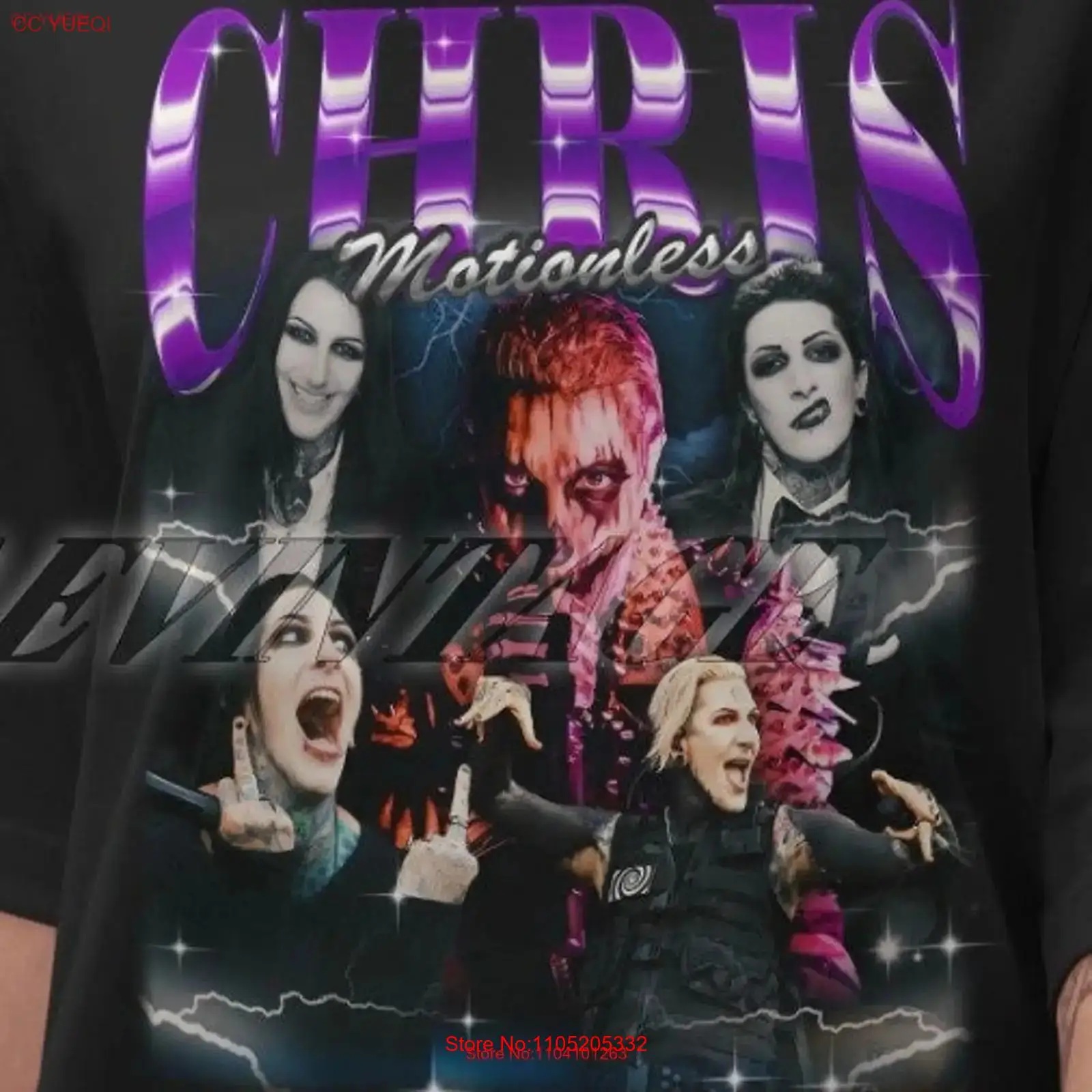 Mens Fashion In The 90S - Limited Chris Motionless Vintage Tişört Retro