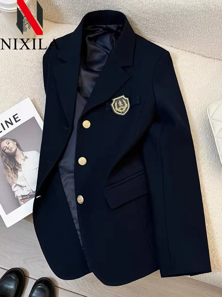 Men'S Fashion X - İlkbahar Sonbahar Zarif Kadın Blazeri Kore
