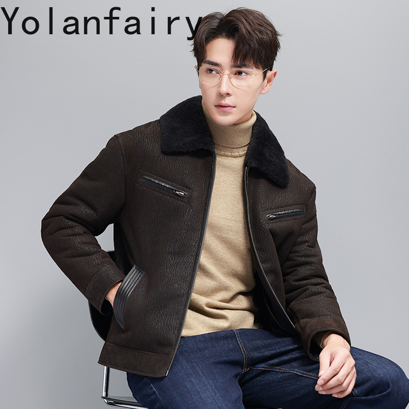 YOLANFAIRY Vintage Moda Doğal  - Men'S Fashion Leather Jacket incelemesi ve fiyatı