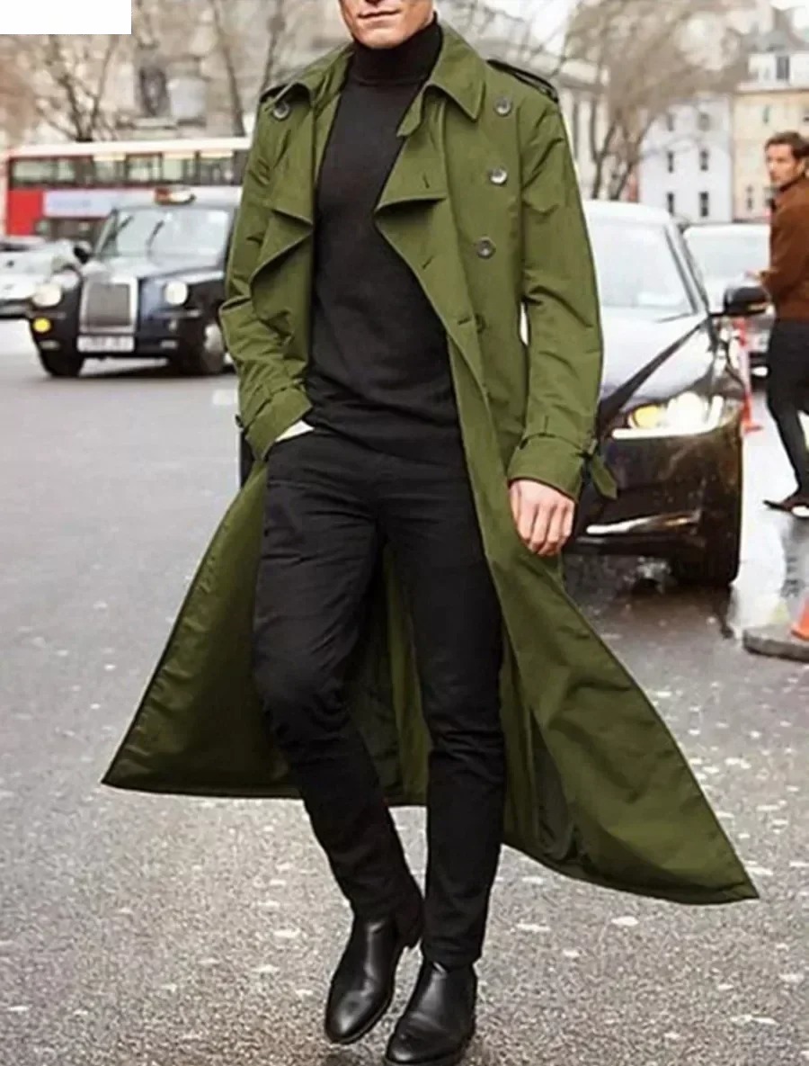 Erkek Uzun Trençkotlar Ceket M - Men'S Fashion X incelemesi ve fiyatı