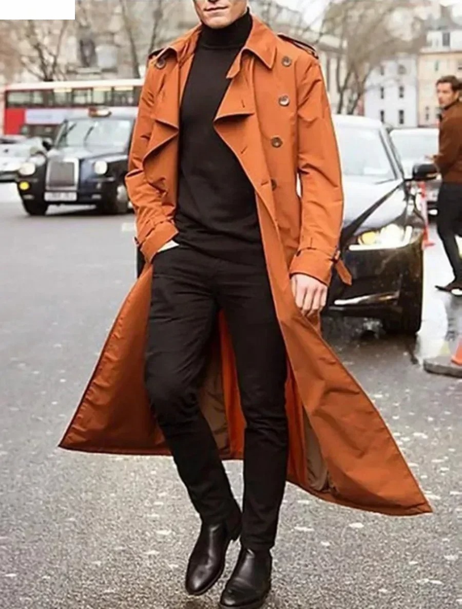 Erkek Uzun Trençkotlar Ceket M - Men'S Fashion X incelemesi ve fiyatı