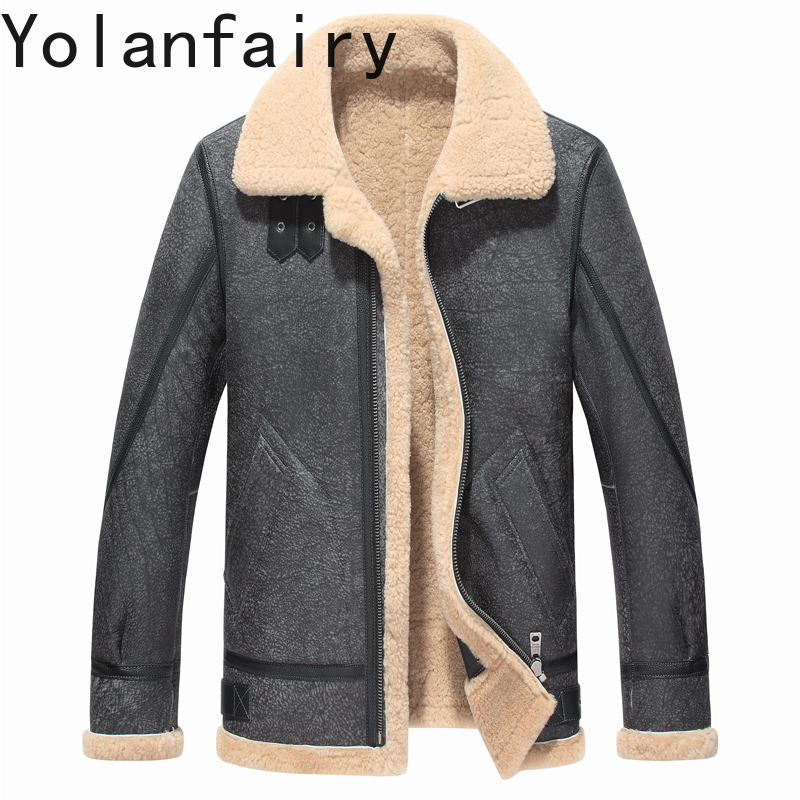 YOLANFAIRY Gerçek Deri Ceketle - Men'S Fashion Leather Jacket incelemesi ve fiyatı
