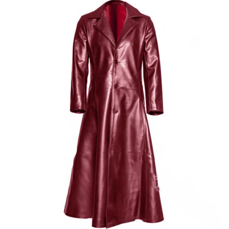 Wish En Çok Satan Uzun Dar Kes - Men'S Fashion Leather Jacket incelemesi ve fiyatı