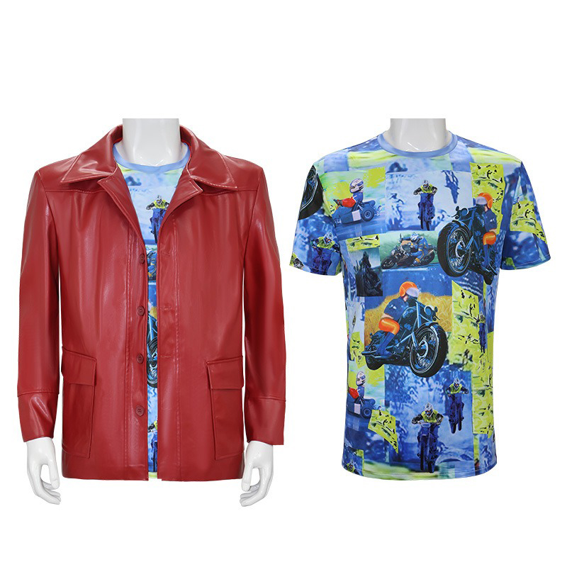 Erkek Kırmızı Deri Ceket Fight - Men'S Fashion Leather Jacket incelemesi ve fiyatı