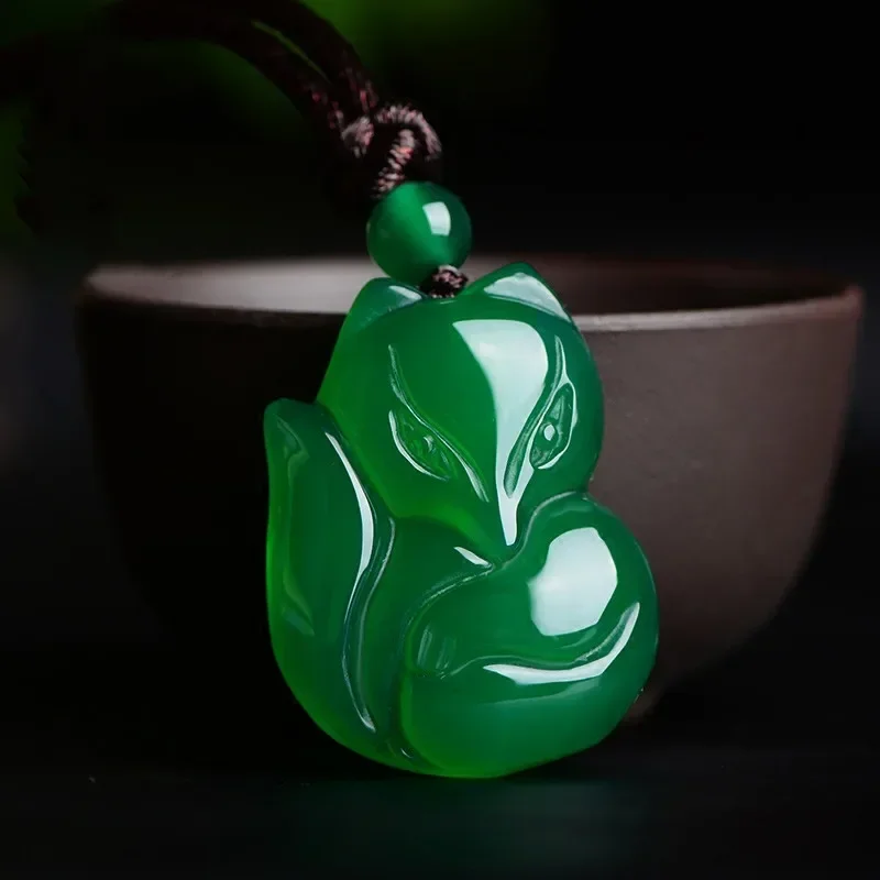 Yeşim tilki kolye kolye doğal  - Men'S Fashion Jewelry incelemesi ve fiyatı