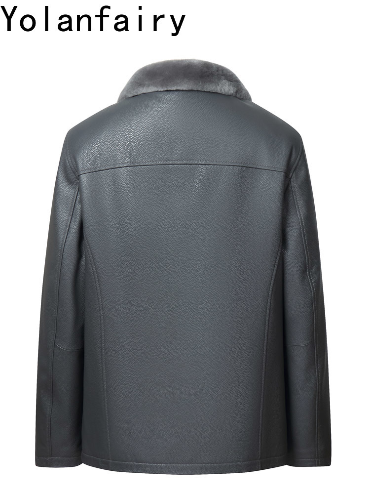 YOLANFAIRY Üst Düzey Sığır Der - Men'S Fashion Leather Jacket incelemesi ve fiyatı