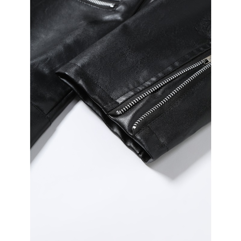 Yeni erkek Deri Ceket Moda Düz - Men'S Fashion Leather Jacket incelemesi ve fiyatı
