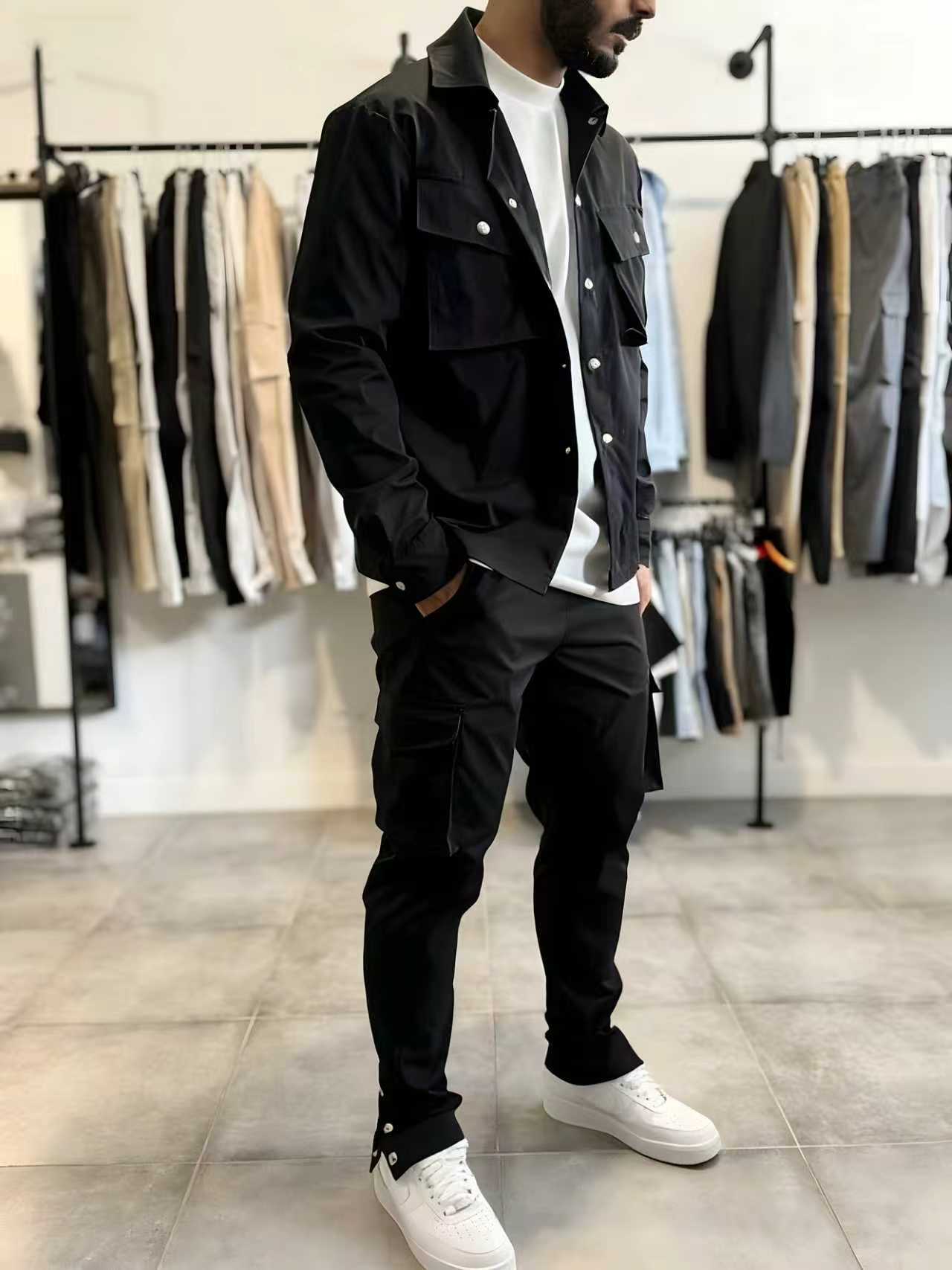 Erkek Modası Düz Renk İş Kıyaf - Mens Fashion Workwear incelemesi ve fiyatı