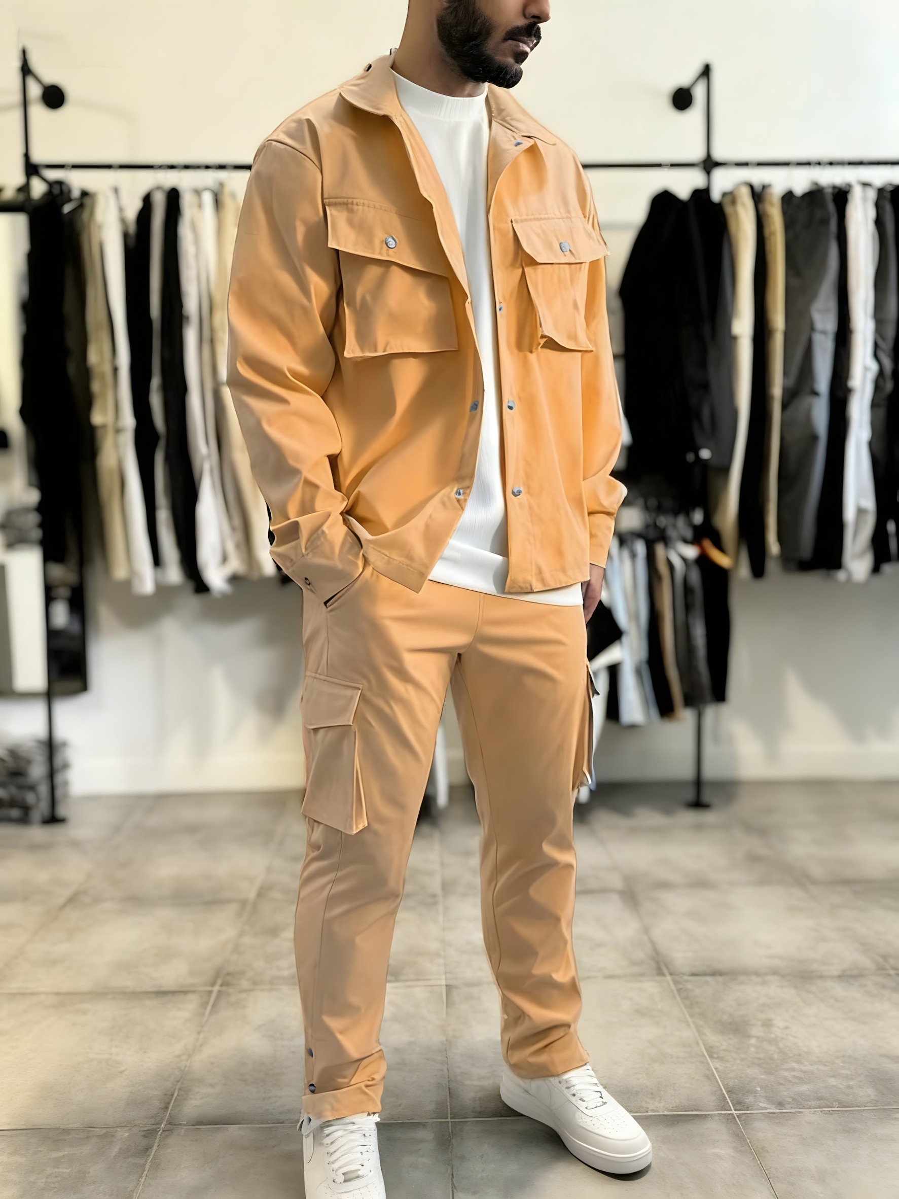 Erkek Modası Düz Renk İş Kıyaf - Mens Fashion Workwear incelemesi ve fiyatı