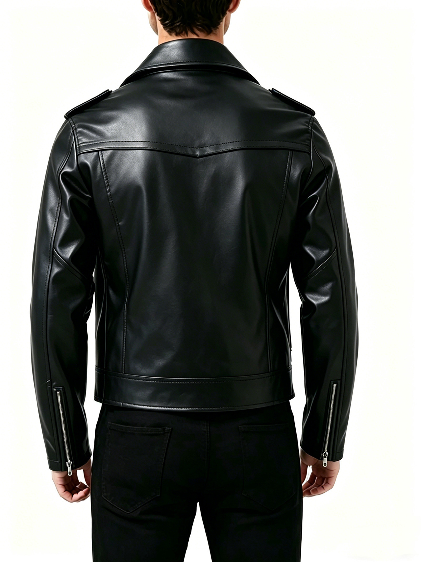 Rahat erkek ceketi fermuarlı S - Men'S Fashion Leather Jacket incelemesi ve fiyatı
