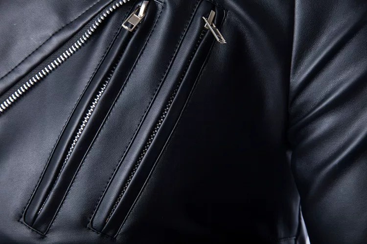 Rahat erkek ceketi fermuarlı S - Men'S Fashion Leather Jacket incelemesi ve fiyatı