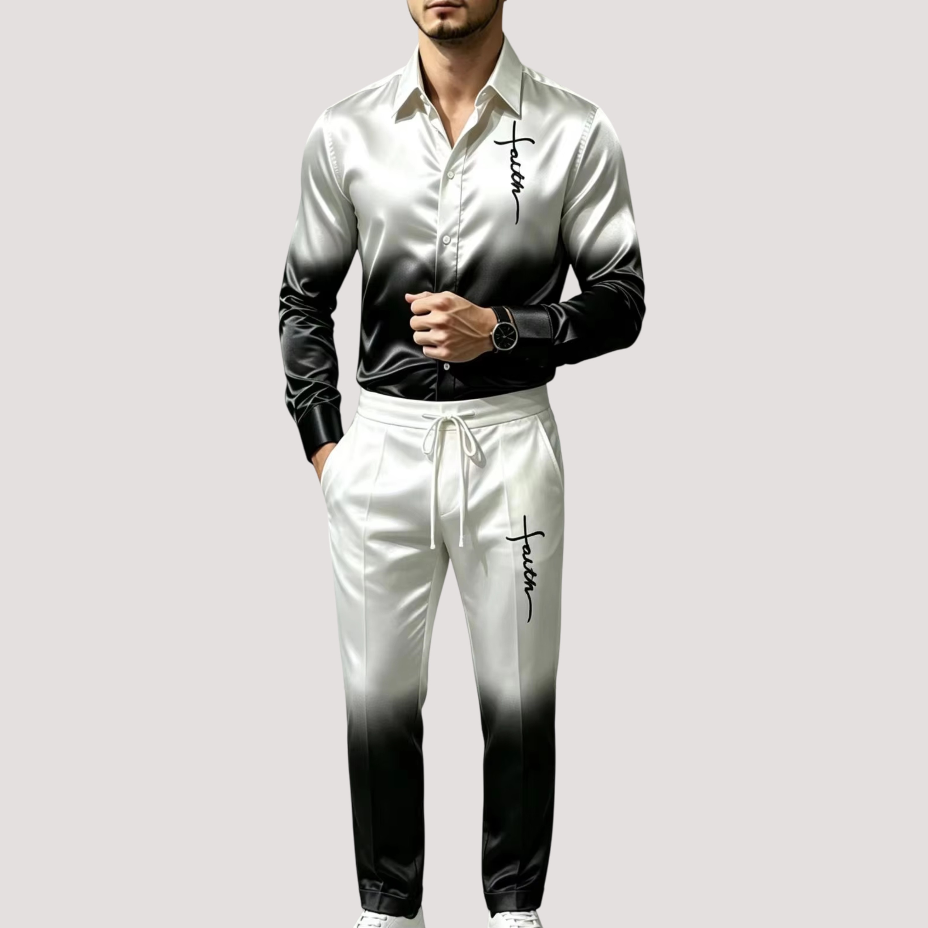 Erkek Saten İpek Spor Takım İk - Men'S Fashion Essentials incelemesi ve fiyatı