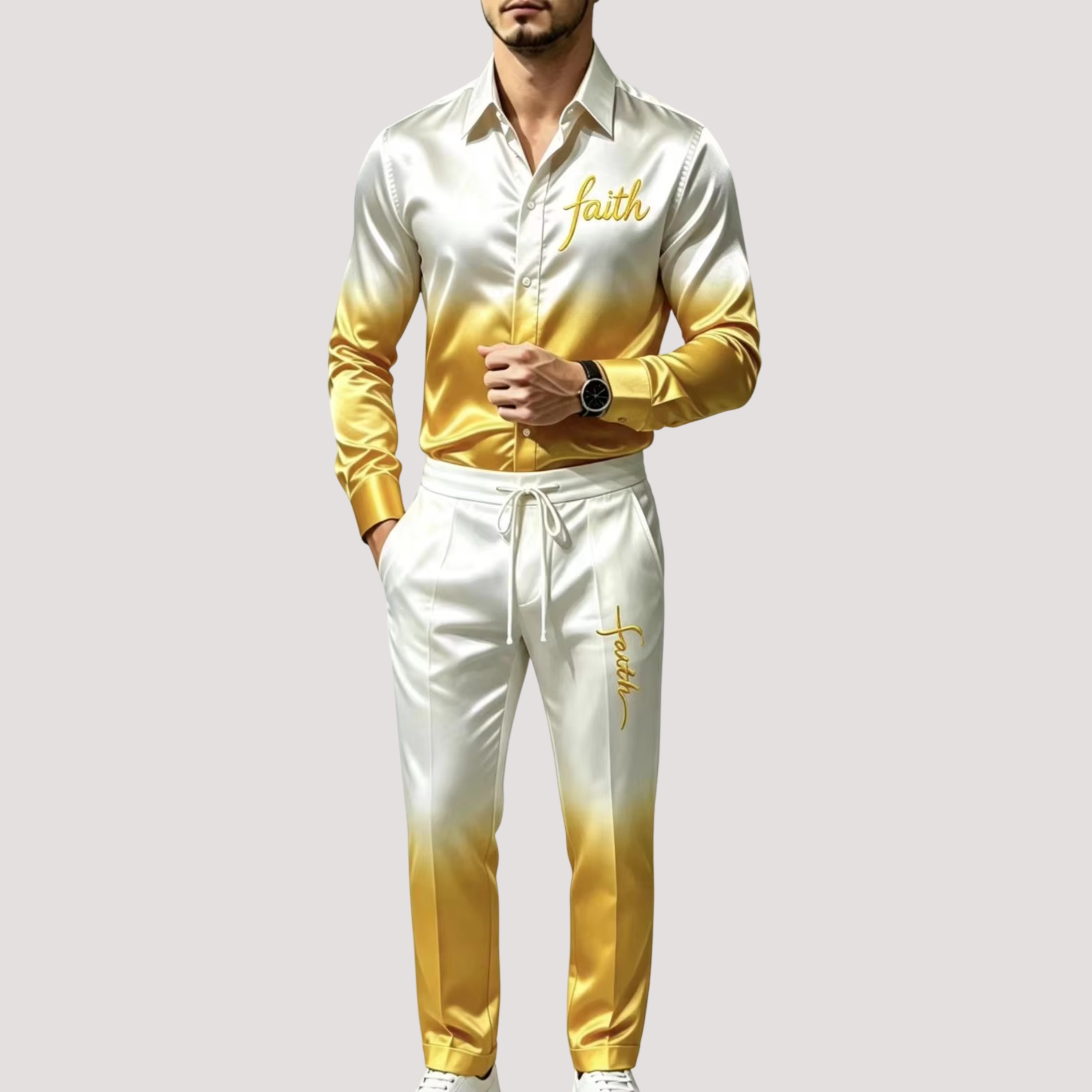 Erkek Saten İpek Spor Takım İk - Men'S Fashion Essentials incelemesi ve fiyatı