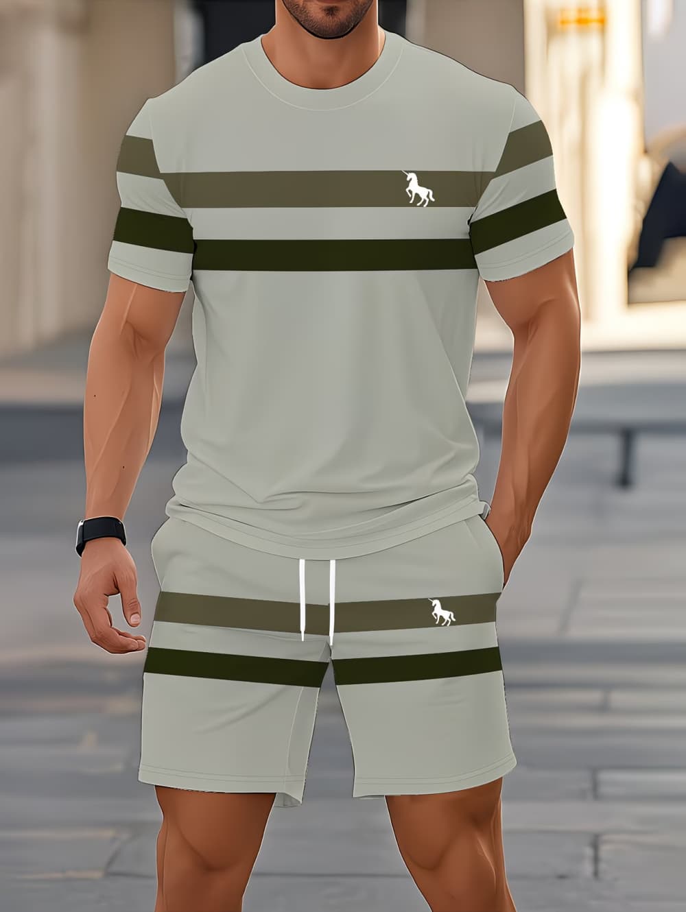 Erkek Yaz Setleri Komik 3D Şer - Men'S Fashion Essentials incelemesi ve fiyatı