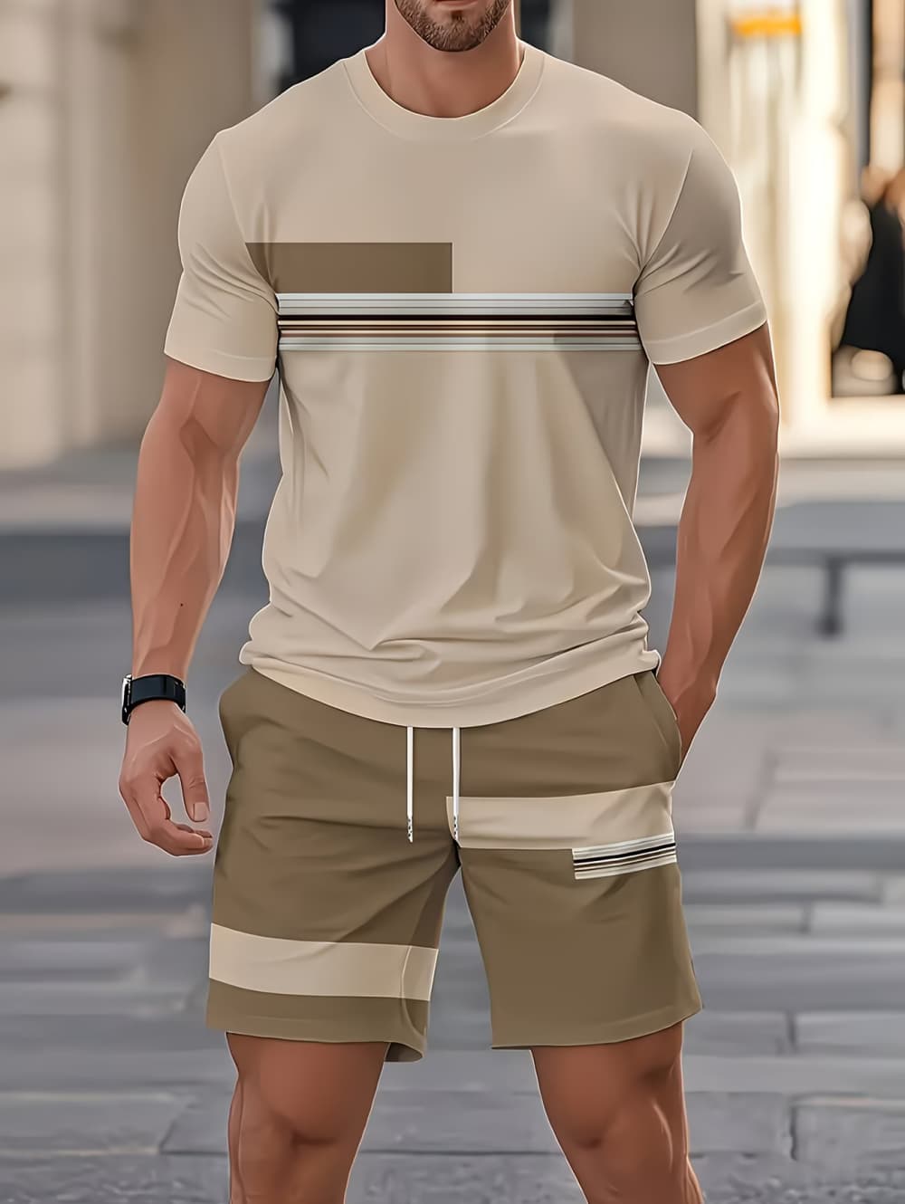 Erkek Yaz Setleri Komik 3D Şer - Men'S Fashion Essentials incelemesi ve fiyatı
