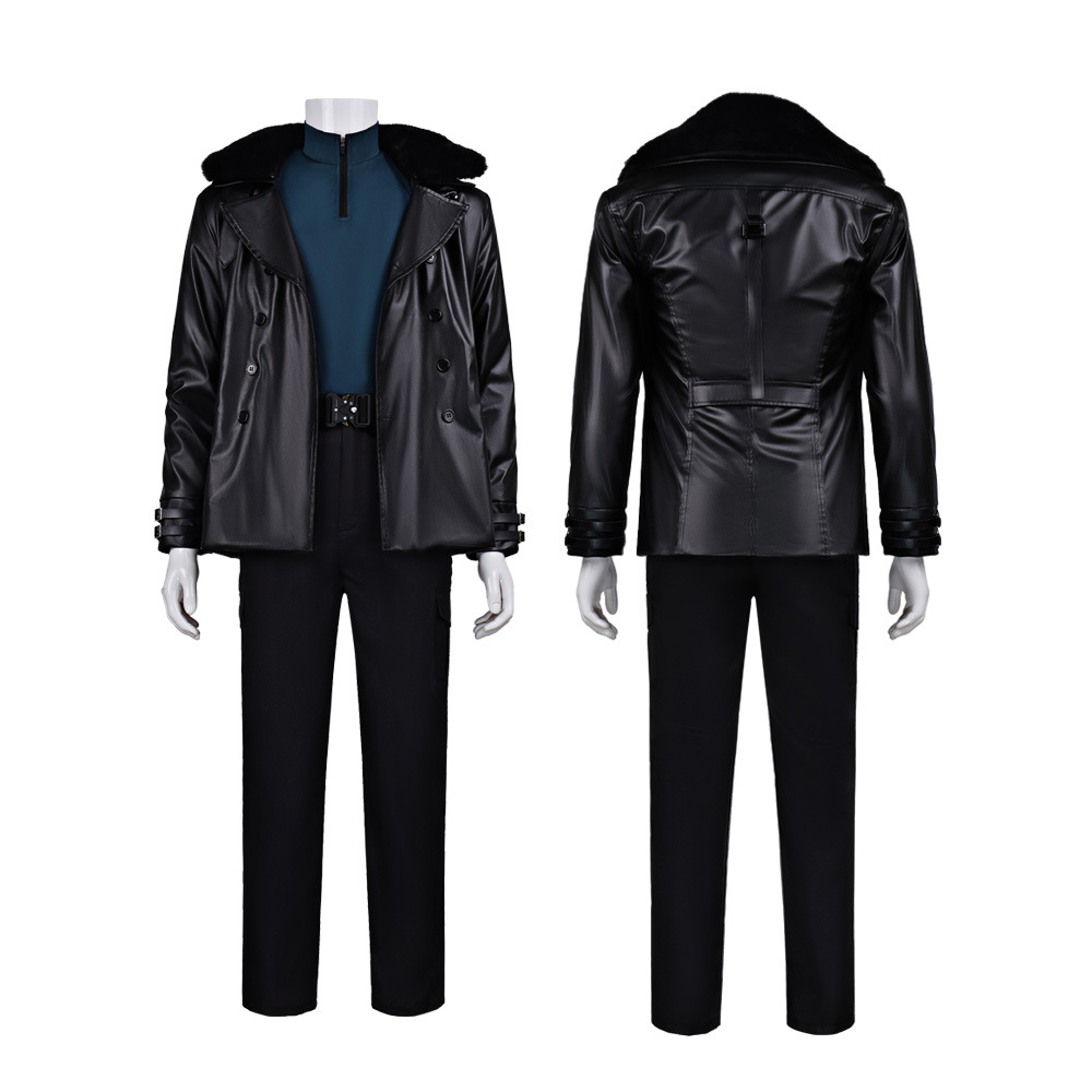 Oyun Leon Kennedy Re9 Evil Cos - Men'S Fashion Leather Jacket incelemesi ve fiyatı